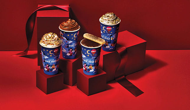 Caffè Nero festive menu drinks